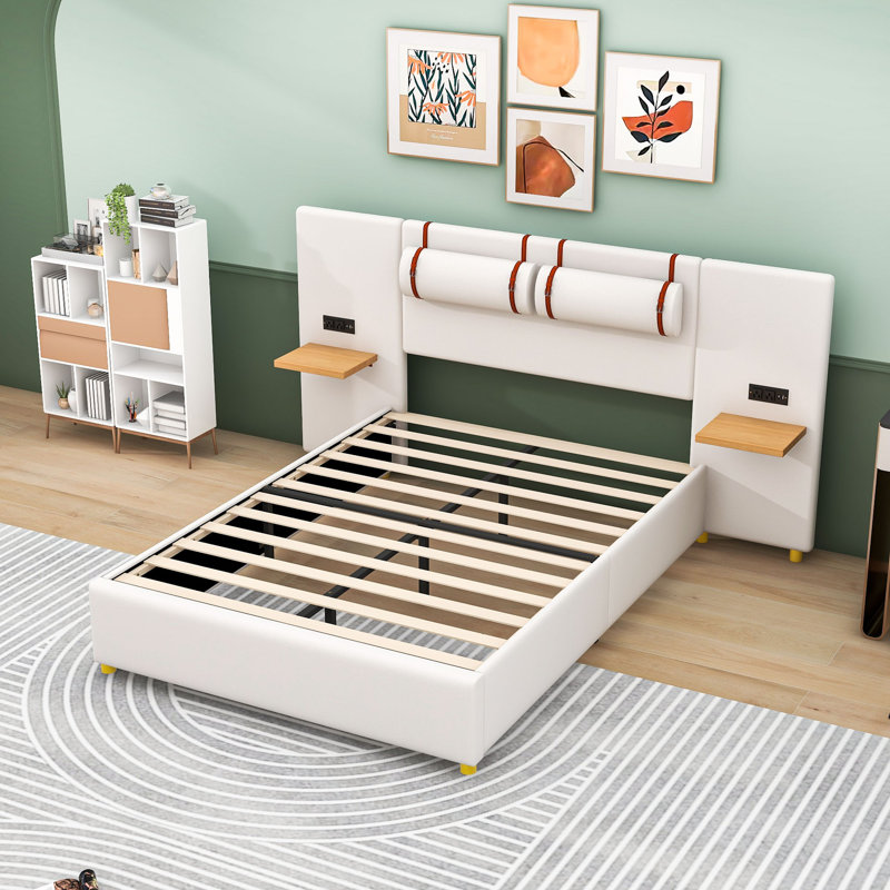 Bed with usb ports outlets sale